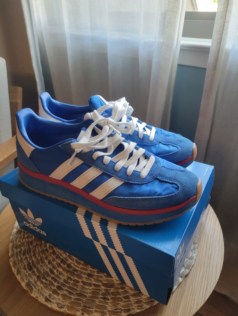 Mens Adidas Run 70s 2.0 Shoes Size 10 Bright Royal